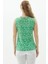 Degaje Yaka Puantiye Desen Kolsuz Penye Bluz 4