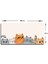 Cam Mouse Pad | Cam Masa Matı | Cool Cats | Large | 40CM x 80CM 2
