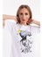 T-Shirt Bereli Kız Baskılı Yuvarlak Yaka 1