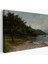 Gustave Courbet - Göl Kıyısı Geneva TABLOSU-7092 1
