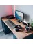 Cam Mouse Pad | Cam Masa Matı | Düz Renk - Gri | Large | 40CM x 80CM 1