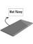 Cam Mouse Pad | Cam Masa Matı | Düz Renk - Gri | Large | 40CM x 80CM 3