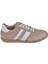 Bağcıklı Kadın Spor Ayakkabı Sneaker EN-4573 Bej 2