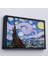 Çerçeveli Vincent Van Gogh - Yıldızlı Geceler Premium Görüntü TABLOSU-7163 4