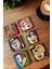 Major Selection Picasso Tarz Modern 6lı Ahşap Bardak Altlığı Seti 1