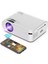 1080P Mini Taşınabilir Wifi Ios & Android Telefon Yansıtma P62 Model Projeksiyon Cihazı 1