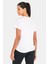 Dri-Fit One Swoosh Graphic Running Standart Fit Kesim Beyaz Kadın Tişört 2
