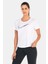 Dri-Fit One Swoosh Graphic Running Standart Fit Kesim Beyaz Kadın Tişört 3