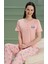 Kadın Pudra K.kol Pijama Takım 987 1