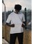 Bisiklet Yaka Havlu Kumaş Yarı Oversize (Hafif Geniş Model) T-Shirt 2