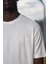 Bisiklet Yaka Havlu Kumaş Yarı Oversize (Hafif Geniş Model) T-Shirt 5