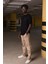 Bisiklet Yaka Havlu Kumaş Yarı Oversize (Hafif Geniş Model) T-Shirt 2
