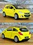 Opel Corsa Opc Çek Bırak Die - Cast Metal Model Araba - Sarı 11.5 cm 2