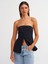 60549 Straplez Top-Siyah 1