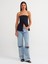 60549 Straplez Top-Siyah 4