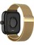 Xiaomi Redmi Watch 4 ile Uyumlu Kordon Mıknatıslı Metal Hasır Kordon Kayış 1