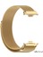 Xiaomi Redmi Watch 4 ile Uyumlu Kordon Mıknatıslı Metal Hasır Kordon Kayış 3
