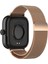 Xiaomi Redmi Watch 4 ile Uyumlu Kordon Mıknatıslı Metal Hasır Kordon Kayış 1