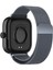 Xiaomi Redmi Watch 4 ile Uyumlu Kordon Mıknatıslı Metal Hasır Kordon Kayış 5