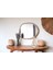 Jut Halatlı Asimetrik Dekoratif Duvar Salon Banyo Aynası 61X81 cm 1