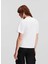 Yuvarlak Yaka Baskılı Beyaz Kadın T-Shirt 240W1704 4
