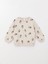 Lcw Baby Bisiklet Yaka Uzun Kollu Baskılı Kız Bebek Sweatshirt 2'li 3