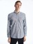 Lcwaıkıkı Classic Slim Fit Uzun Kollu Çizgili Poplin Erkek Gömlek 2