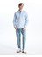 Lcwaıkıkı Classic Regular Fit Uzun Kollu Keten Karışımlı Erkek Gömlek 3