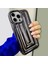 iPhone 13 Pro Max Rudra Seri Labirent Desen 3D Metalik Silikon Kapak 3