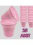 Pembe Plastik Bardak 25 Adet 1