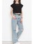 Beli Lastikli Crop Bluz Siyah - 16552.1567. 5