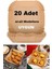 Büyük Boy Airfryer Pişirme Kağıdı 20 Adet Hava Fritözü Kare Model Pişirme Kağıdı Airfryer Yağsız 1