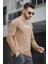 Legend Yakası Baskılı Slim Fit Likralı Sıfır Yaka Erkek Sweatshirt 2