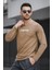 Legend Yakası Baskılı Slim Fit Likralı Sıfır Yaka Erkek Sweatshirt 3