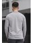 Legend Yakası Baskılı Slim Fit Likralı Sıfır Yaka Erkek Sweatshirt 4