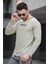 Legend Yakası Baskılı Slim Fit Likralı Sıfır Yaka Erkek Sweatshirt 1