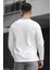 Legend Yakası Baskılı Slim Fit Likralı Sıfır Yaka Erkek Sweatshirt 4