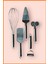 Beşli Mutfak Seti, Çırpıcı, Spatula, Soyacak, Pizza Kesici, Rende | 5'li 2