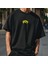 Happy Oversize Unısex T-Shirt Siyah %100 Pamuklu Tişört 2