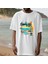 Beach Oversize Beyaz T-Shirt %100 Pamuklu Unisex Tişört 1