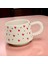 Ilbay Seramik Klasik Kırmızı Kalpli Kupa Bardak Mug Neskafe Fincanı 1