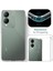 Vivo Y17S Kılıf Şeffaf 3D Kamera Korumalı Slim Fit Tasarım Esnek Renksiz Silikon Kapak 3