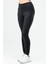 Siyah Slim Fit Likralı Dar Paça Kadın Eşofman Alt SD0931 2