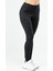 Siyah Slim Fit Likralı Dar Paça Kadın Eşofman Alt SD0931 3