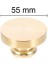 Mühür Mumu Damga 55 mm Yuvarlak Boş Pirinç Kafa + Ahşap Sap R5799O55 1