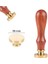 Mühür Mumu Damga 55 mm Yuvarlak Boş Pirinç Kafa + Ahşap Sap R5799O55 3
