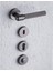 Axes-T Saten - Oda Rozetli Kapı Kolu - Hha188Tro12N Nbm-Nbm/Nb 3