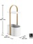 Belwood Beyaz Yan Sehpa 30 x 28 x 72 cm 8