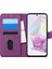 Samsung Galaxy A35 Kılıf Fabric Book Wallet Mor 1