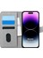 Apple iPhone 14 Pro Max Kılıf Fabric Book Wallet Gri 1